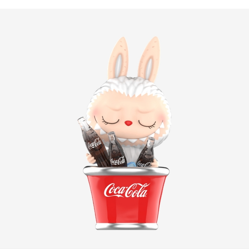 The Monsters Coca-Cola Labubu figurine. UNOPENED & AUTHENTIC - TIME TO COOL DOWN